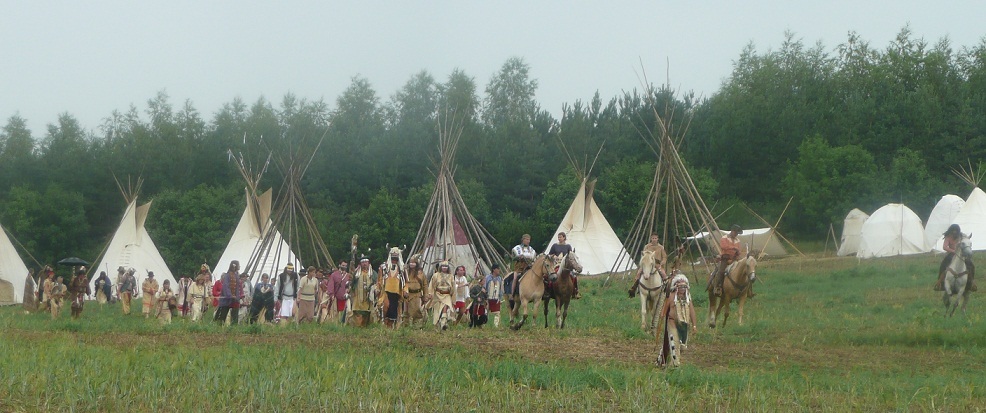 Indiánske Války 2012- Brezno u Chomutova