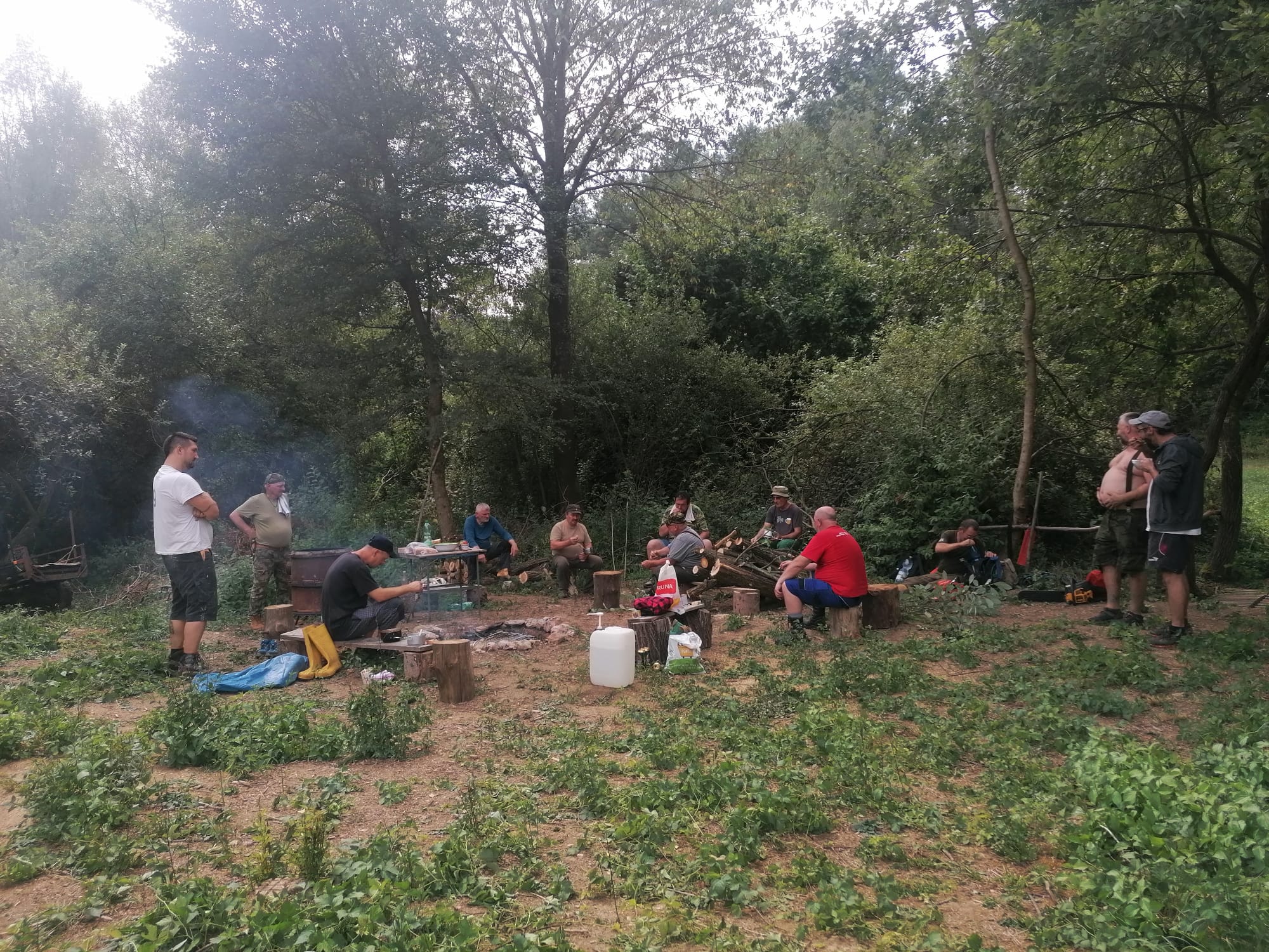 Brigáda ZTR-P na fleku v Klačne 16. – 18. 08. 2024