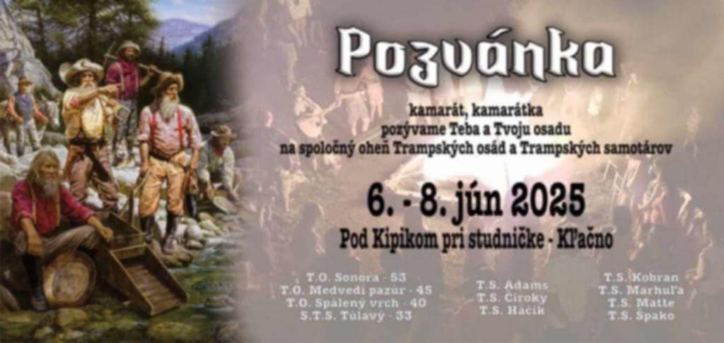 Spoločný výročný oheň Kľačno 6.-8. 6. 2025