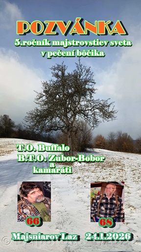 Majstrovstvá sveta v pečení bôčiku 5.ročník Majsniarov Laz 2026